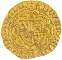 Gold 1/4 Noble Edward III coin