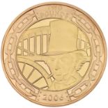 2006 GB Gold £2 proof "200th Anniv. of Brunel" coin