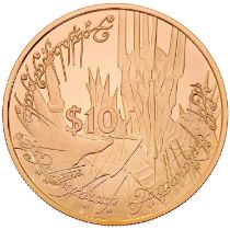 Lord of the Rings New Zealand 22ct Gold $10 2003 proof coin