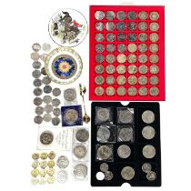 Commemorative £5, £2, £1, 50p coins etc.