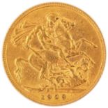 GB Gold Sovereign 1909