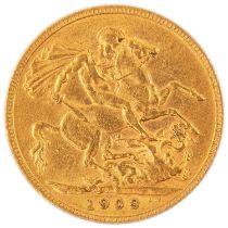 GB Gold Sovereign 1909