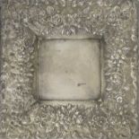 A George VI silver square section dish by John Pound & Co.