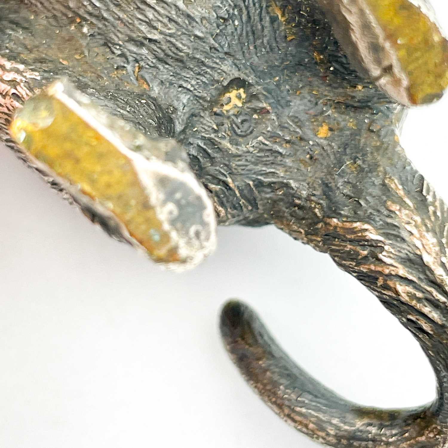 An Austrian silvered bronze model of a Kangaroo. - Image 3 of 7