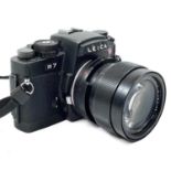 A Leica R7 camera.