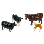 A Beswick pottery Shetland Cow.