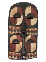 A wooden Samburu Maasai mask