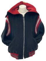 A vintage PARMA varsity hooded jacket.