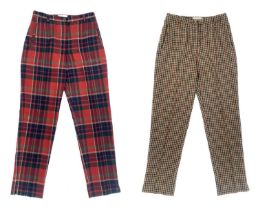 Two pairs of House of Bruar trousers.