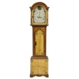 An early Victorian eight-day longcase clock.