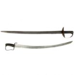 A French style or Hussar's sabre.