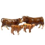 Beswick pottery Limousin cattle.