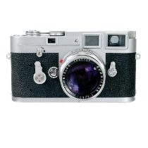 A Leica M3 Rangefinder camera.