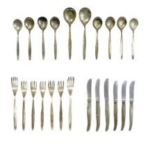 An assortment of WMF plated cutlery.