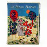 A scrapbook dedicated to Elaine Barran (1892-1981) for her 80th birthday.