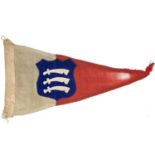 A WW II Essex regiment aerial pennant.