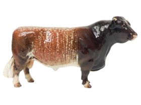 A Beswick pottery Shorthorn bull.