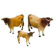 Beswick pottery cattle.