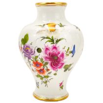 An Helena Wolfsohn German porcelain baluster vase.