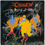 Rare (signed) Queen 12" album A Kind Of Magic.