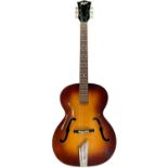 1966 Hofner Congress archtop guitar.