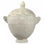 A cinerary urn