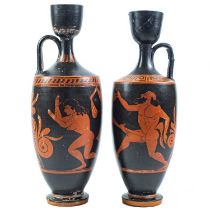 A pair of Red-figure lekythos