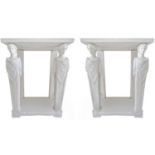 Peter HONE (b.1941) A pair of plaster console tables