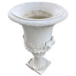 A Terracotta campana urn