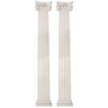 A pair of pilasters