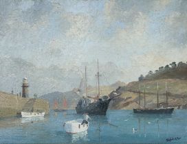 Hugh E RIDGE (1899-1976) St. Ives Harbour
