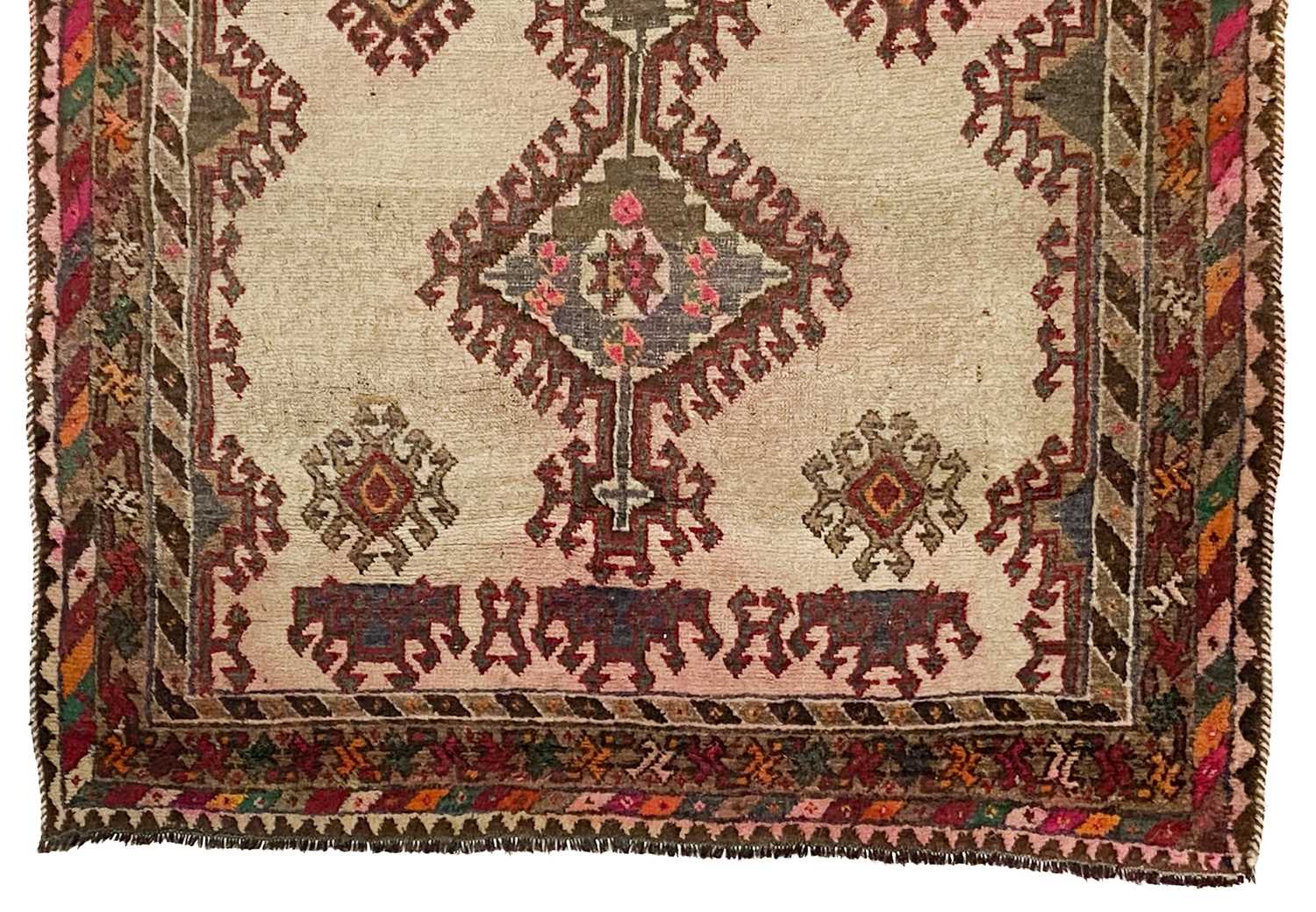 A Shiraz rug, South West Persia, mid 20th century. - Image 2 of 3