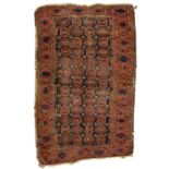 A Belouch Salar Khani tribal rug, North East Persia, circa 1900.