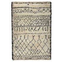 A Scandanavian Rya woollen rug, circa 1960's / 1970's.