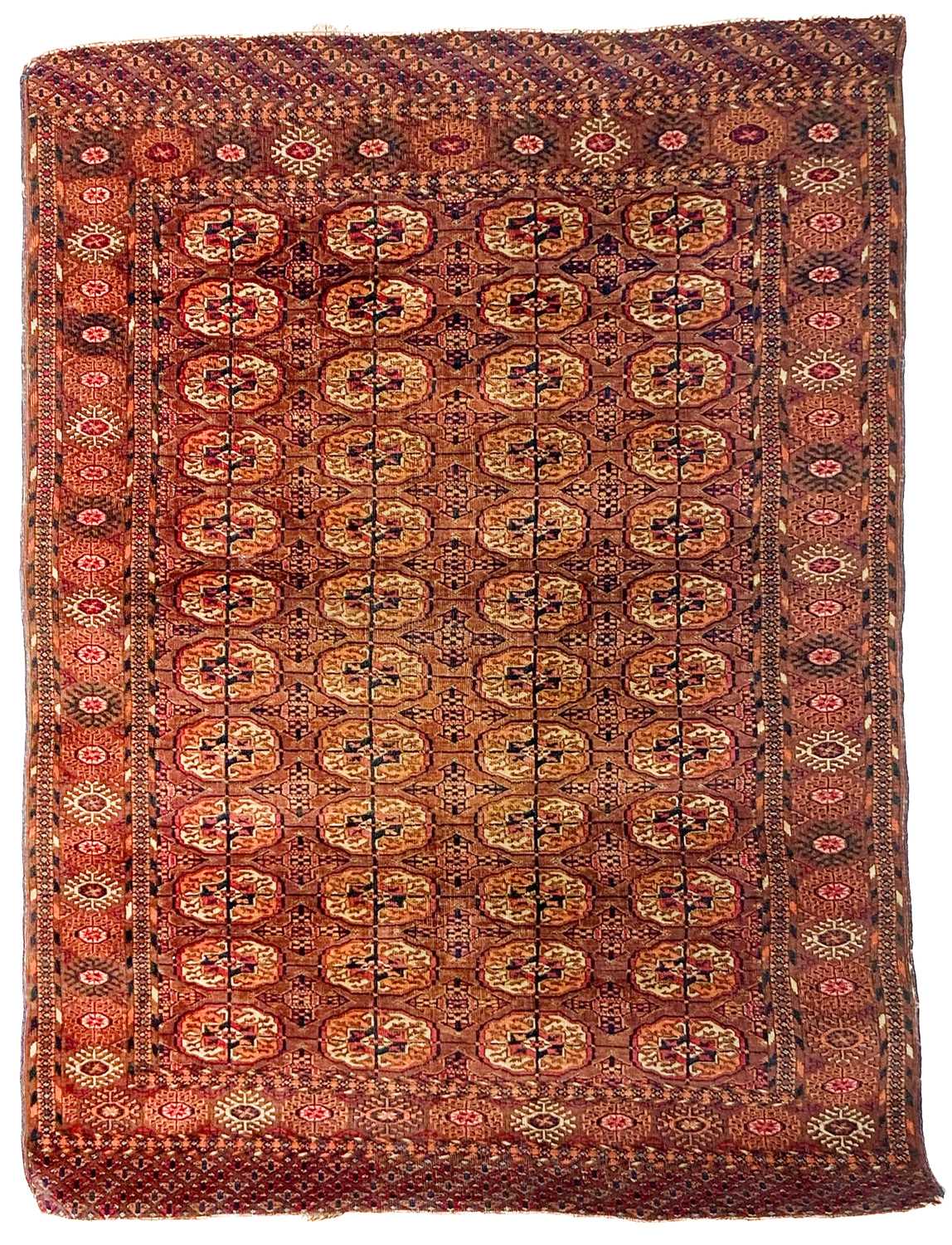 A Tekke Bokhara rug, circa 1900.