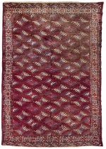 A Yomut carpet, Turkmenistan, circa 1940.