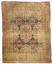 A Kerman Lavar carpet, South East Persia, 19th century.