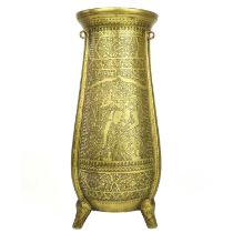 An Indian bronze vase, 18th/19th century.