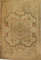 A French Aubusson carpet.