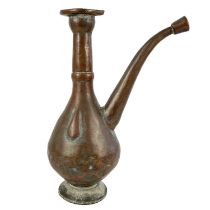 A Deccani copper ewer, India, early 19th century