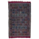 A Soumakh rug, East Caucasus, mid 20th century.