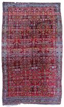 A Kurdish kelleh carpet, West Persia, circa 1920's.