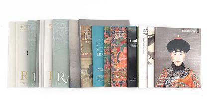 Nineteen Asian auction catalogues.