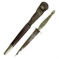 A Fairbairn Sykes first pattern fighting knife.