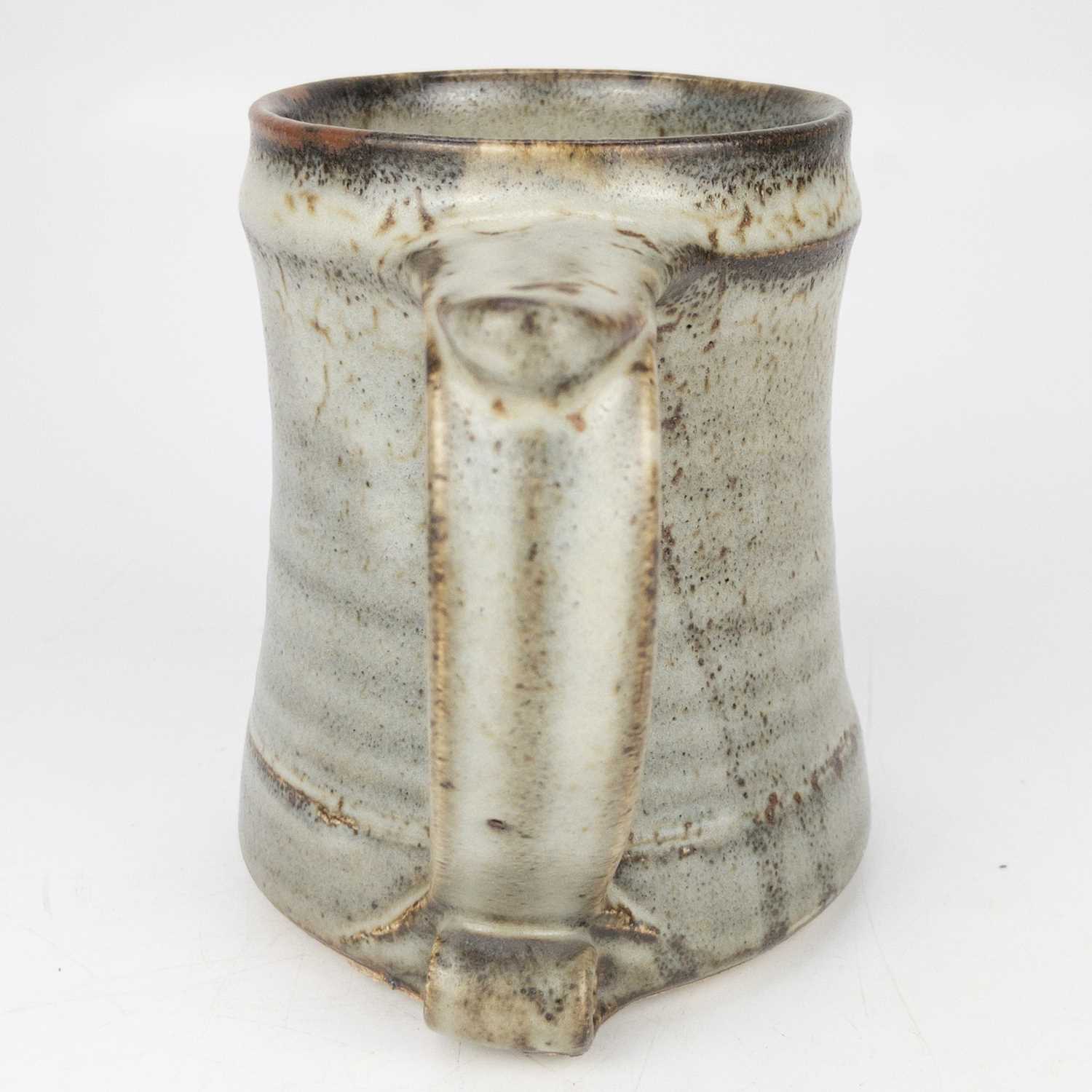 A Leach pottery standard ware mug or tankard. - Image 4 of 7