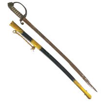 A George VI Naval Officer's dress sword.