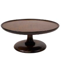 An early 20th century walnut Lazy Susan.