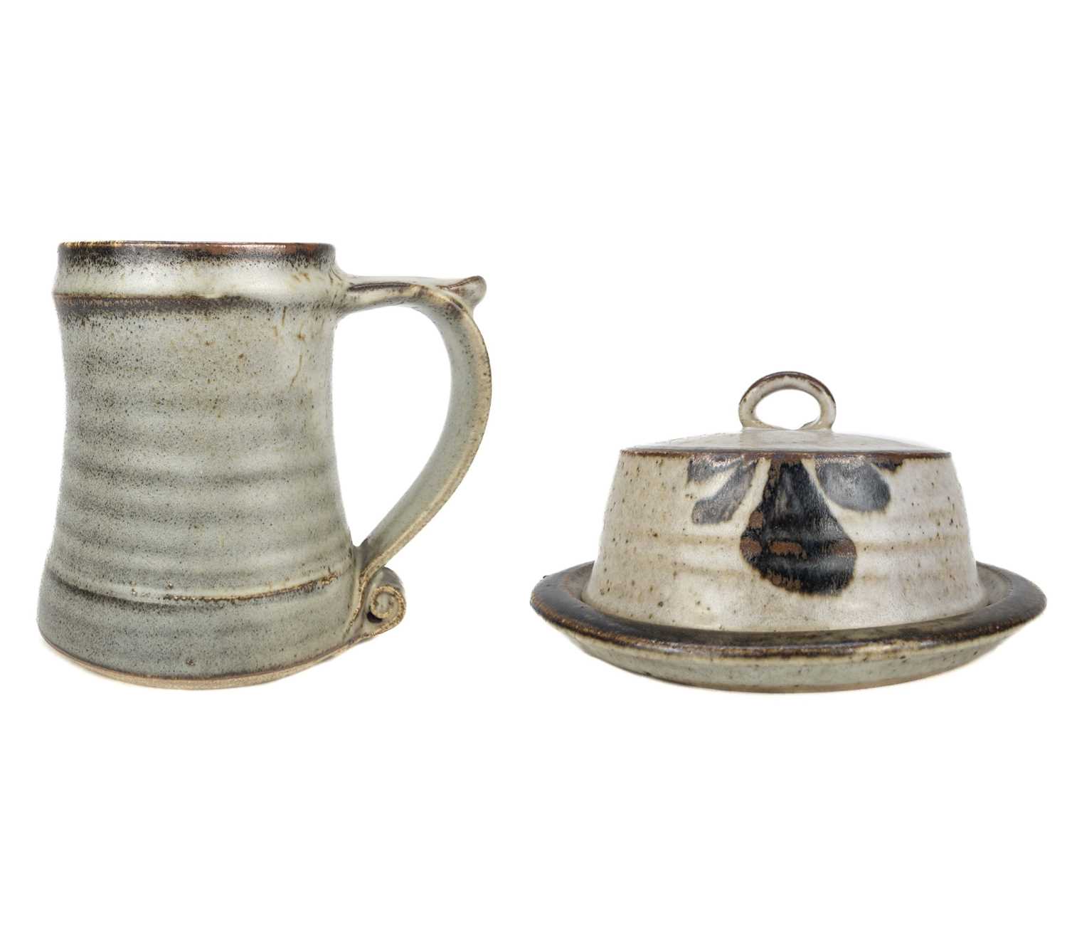 A Leach pottery standard ware mug or tankard.