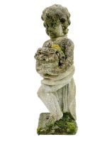 A reconstituted stone figure of Spring.