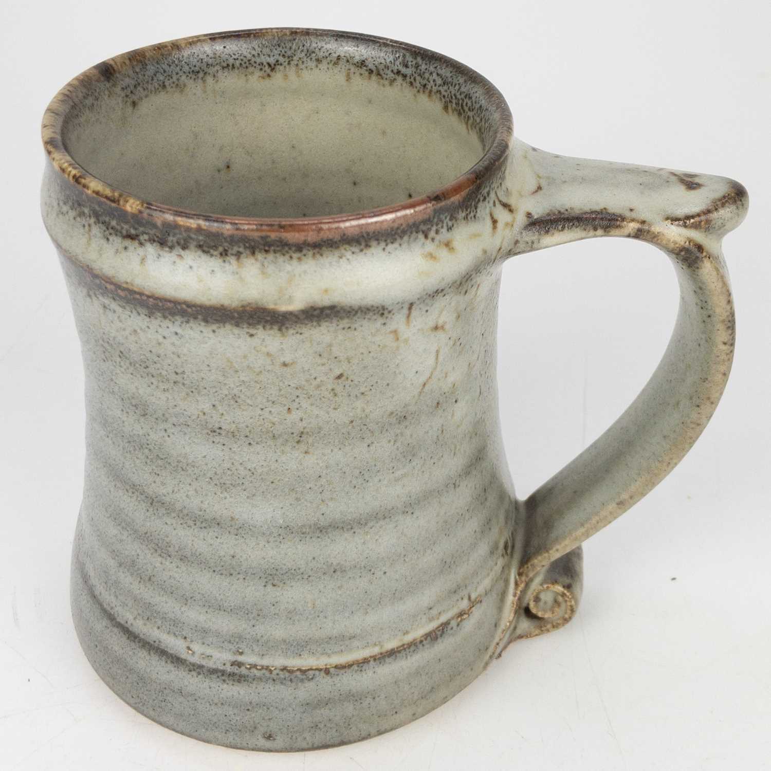 A Leach pottery standard ware mug or tankard. - Image 5 of 7